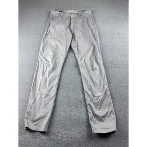 Luca Faloni Summer Chino Pants Men 30 Gray Slim Cotton Italy Made Designer 20DA